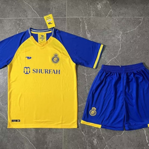 Nouveau Flocage Maillot De Foot Al-Nassr Enfant Domicile 2022 2023