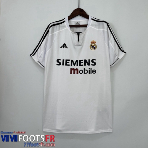 Retro Maillot De Foot Real Madrid Domicile Homme 03 04 FG248
