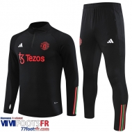 Survetement de Foot Manchester United noir Homme 2022 2023 TG728