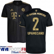 Maillot De Foot Bayern Munich Extérieur Homme 21 22 # Dayot Upamecano 2