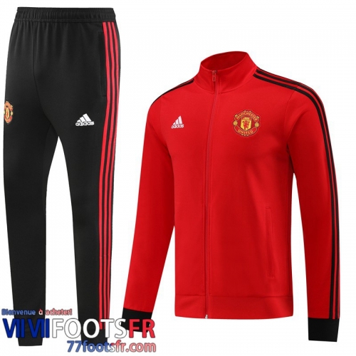 Veste Foot Manchester United rouge Homme 2023 2024 JK733