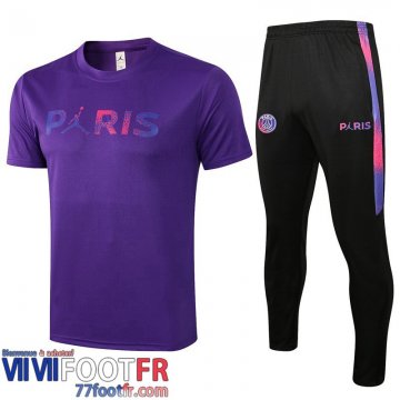 T-shirt PSG Paris mauve 2021 2022 PL52