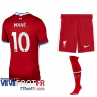 Maillot de foot Liverpool Sadio Mane #10 Domicile Enfant 2020 2021