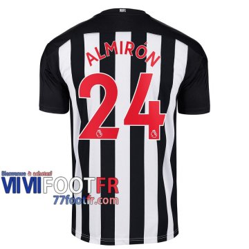 77footfr Newcastle United Maillot de foot Almirón #24 Domicile Enfant 20-21