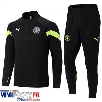 Survetement de Foot Manchester City noir Homme 2022 2023 TG470