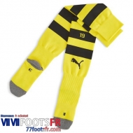 Chaussettes De Foot Borussia Dortmund Domicile Homme 2023 2024 WZ53