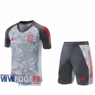 Survetement De Foot T-shirt Bayern Munich grise 20-21 T129
