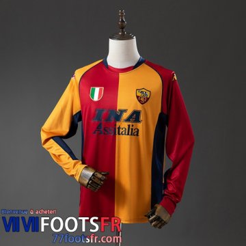 Retro Maillot De Foot Rome Special Edition Homme Manche Longue 01 02 FG1187