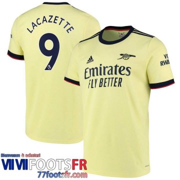 Maillot De Foot Arsenal Extérieur Homme 21 22 # Lacazette 9