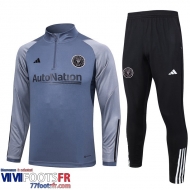 Survetement de Foot Inter Miami gris Homme 2023 2024 A39