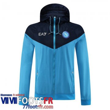 Coupe Vent - Sweat a Capuche Naples bleu Homme 2022 2023 WK218