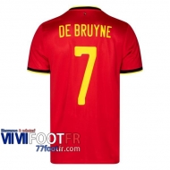 Maillot de foot Belgique BRUYNE #7 Exterieur EURO 2020