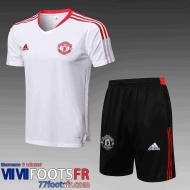 T-shirt Manchester United blanc Homme 21 22 PL245