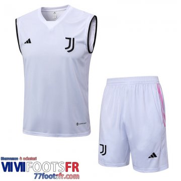 Survetement Sans manches Juventus Blanc Homme 2023 2024 TG891