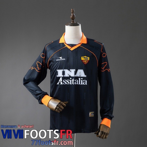 Retro Maillot De Foot Rome Third Homme Manche Longue 99 00 FG1271