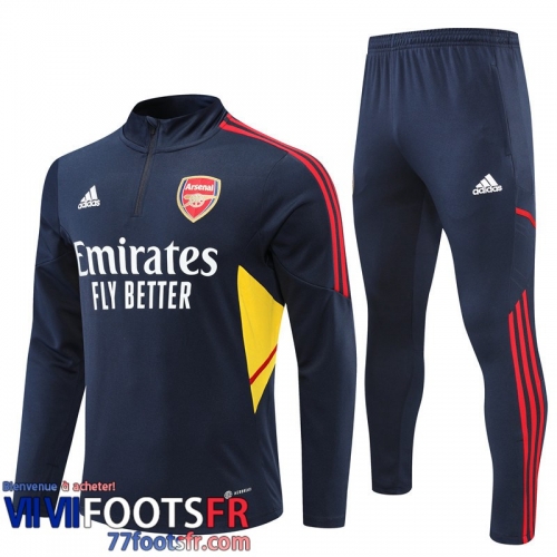 Survetement de Foot Arsenal bleu Homme 2022 2023 TG278