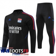 Survetement de Foot Lyon noir Homme 22 23 TG306