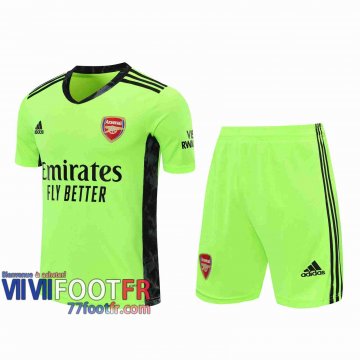 77footfr Maillots foot Arsenal Gardiens de but green 2020 2021