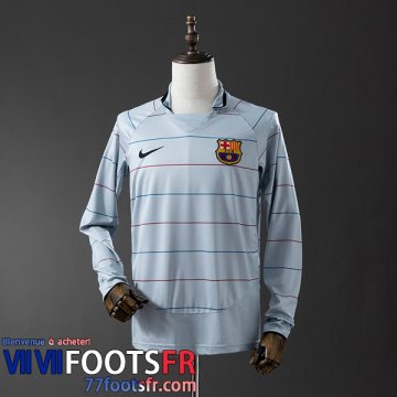 Retro Maillot De Foot Barcelone Exterieur Homme Manche Longue 03 04 FG916