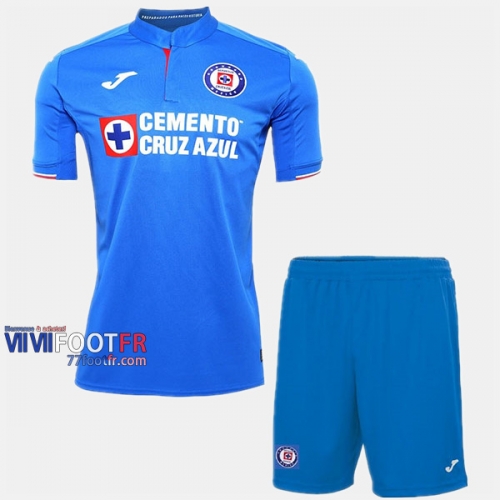 Ensemble Maillot Cruz Azul Enfant Domicile 2019-2020 Personnalise :77Footfr