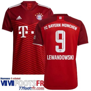 Maillot De Foot Bayern Munich Domicile Homme 21 22 # Robert Lewandowski 9