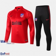 Promo: Ensemble Survetement Atletico Madrid Enfant Rouge 2019/2020 Thailande