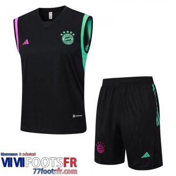 Survetement Sans manches Bayern Munich noir Homme 2023 2024 TG887