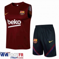 Survetement Foot Sans manches Barcelone Bordeaux 2021 2022 PL37