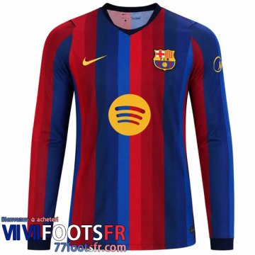Maillot De Foot Barcelone Domicile Homme Manche Longue 26 27