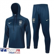 Survetement de Foot - Sweat A Capuche Bresil Homme 2023 2024 A249