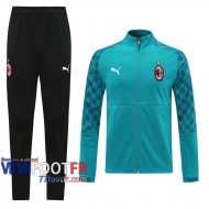 77footfr Veste Foot AC Milan vert - Entrainement 2020 2021 J83