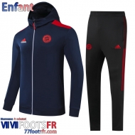 Veste Foot Bayern Munich bleu Enfant 21 22 TK215