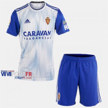 Ensemble Maillot Real Zaragoza Enfant Domicile 2019-2020 Personnalise :77Footfr