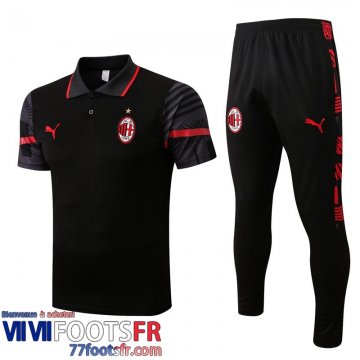 Polo foot AC Milan noir Homme 2022 2023 PL573