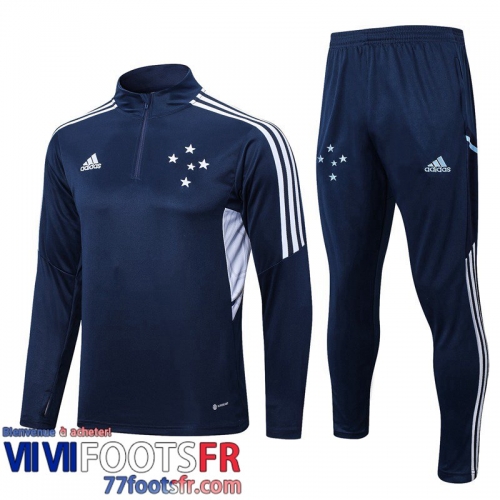 Survetement de Foot Cruzeiro bleu Homme 2022 2023 TG563