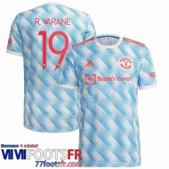 Maillot De Foot Manchester United Extérieur Homme 21 22 # R. Varane 19