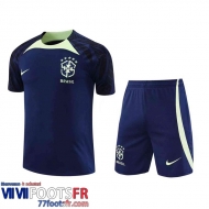 Survetement T Shirt Bresil bleu Homme 2022 2023 TG652