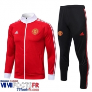 Veste Foot Manchester United rouge Homme 2022 2023 JK653