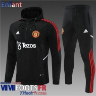 Sweatshirt Foot Manchester United noir Enfant 2022 2023 TK489