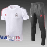 77footfr Survetement Foot T-shirt Real Madrid blanc 2020 2021 TT52