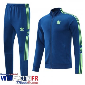 Veste Foot Sport bleu Homme 2022 2023 JK389