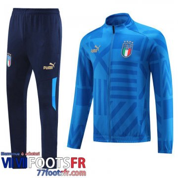 Veste Foot Italie bleu Homme 2022 2023 JK583