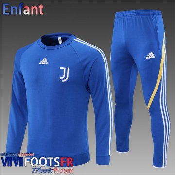 Survetement de Foot Juventus bleu Enfant 21 22 TK184