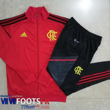 Veste Foot Flamengo rouge Homme 2022 2023 JK409