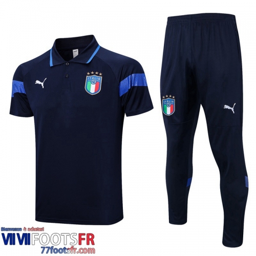 Polo foot Italie bleu marine Homme 2022 2023 PL626