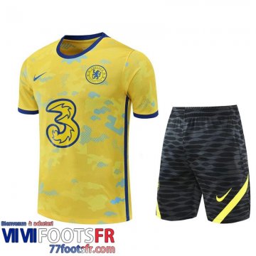 T-Shirt Chelsea jaune Homme 2022 2023 PL466