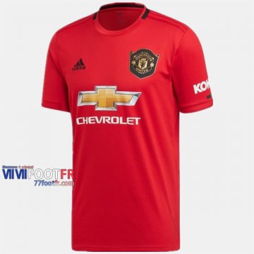 Nouveau Flocage Maillot De Foot Manchester United Homme Domicile 2019-2020 Personnalisé :77Footfr