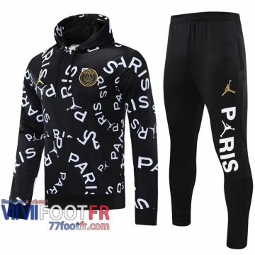 Sweatshirt De Foot PSG noir 20-21 S76