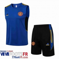 Sans manches Manchester United bleu Homme 21 22 PL232