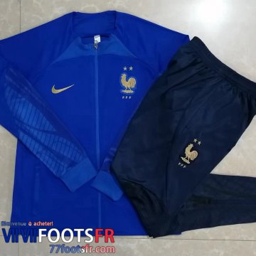 Veste Foot France bleu Homme 2022 2023 JK404